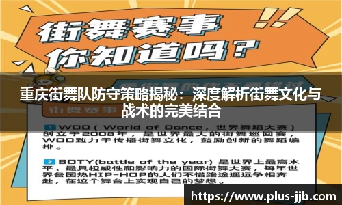 重庆街舞队防守策略揭秘：深度解析街舞文化与战术的完美结合